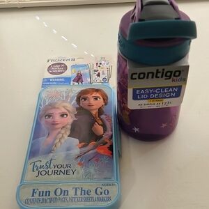 Contigo water kids & frozen II lot(2)